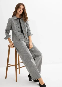 Pantalon ballon à rayures