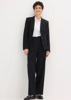 Pantalon barrel à pinces