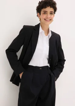 Pantalon barrel à pinces