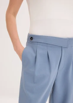 Pantalon barrel à pinces