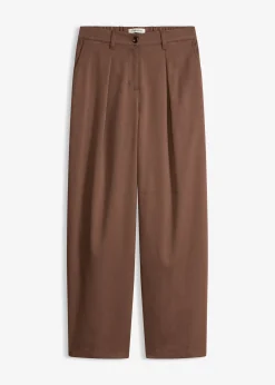 Pantalon barrel à pinces