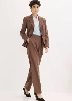 Pantalon barrel à pinces