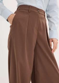 Pantalon barrel à pinces