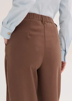 Pantalon barrel à pinces