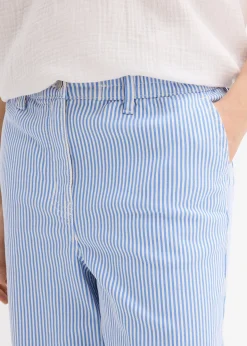 Pantalon barrel à taille haute et élastiquée