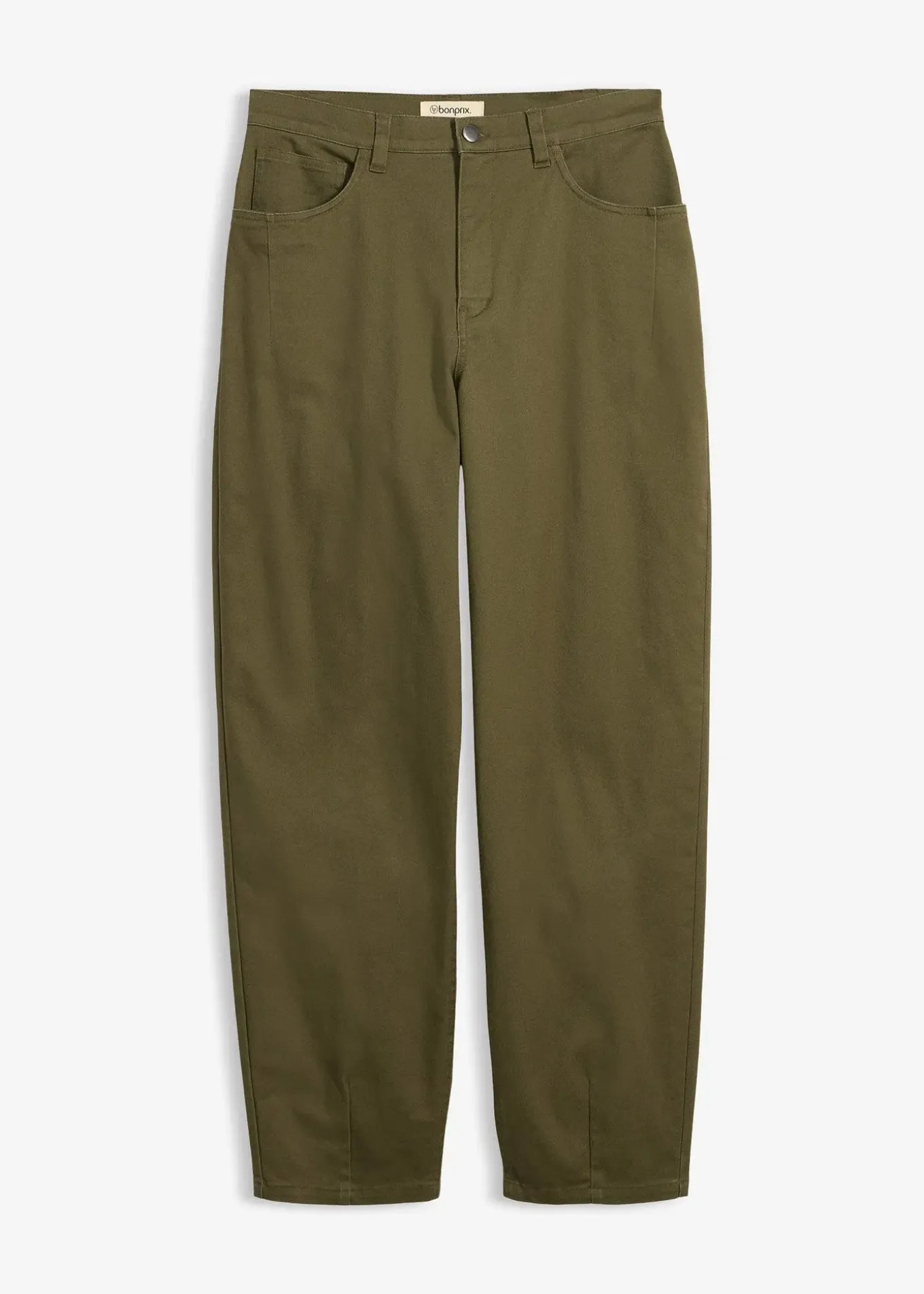 Pantalon barrel à taille élastiquée
