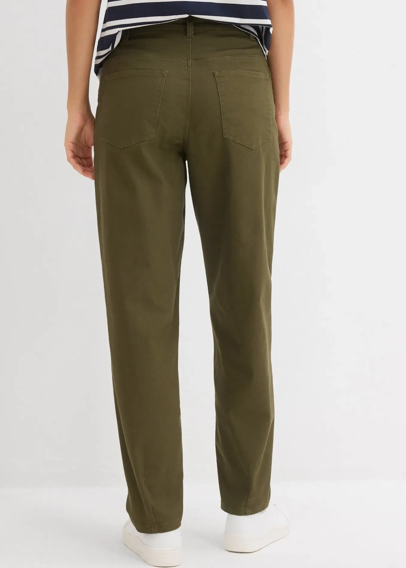 Pantalon barrel à taille élastiquée