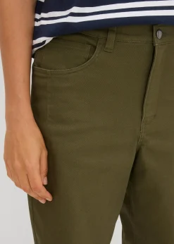 Pantalon barrel à taille élastiquée