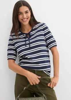 Pantalon barrel à taille élastiquée