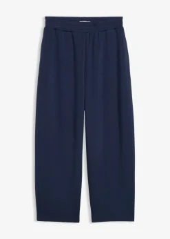 Pantalon barrel en jersey néoprène