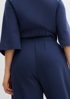 Pantalon barrel en jersey néoprène