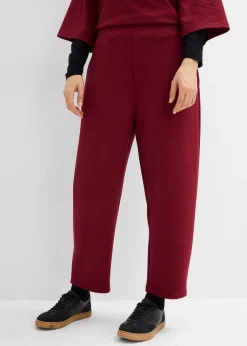Pantalon barrel en jersey néoprène