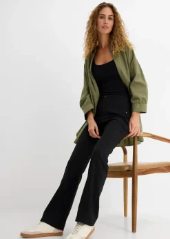 Pantalon bootcut en bengaline extensible