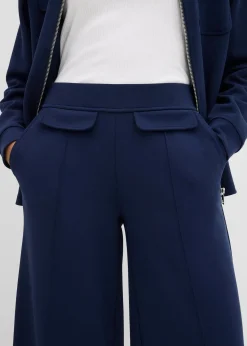 Pantalon bootcut légèrement brillant