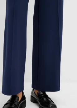 Pantalon bootcut légèrement brillant