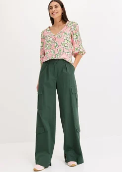 Pantalon cargo 100% coton