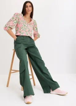 Pantalon cargo 100% coton