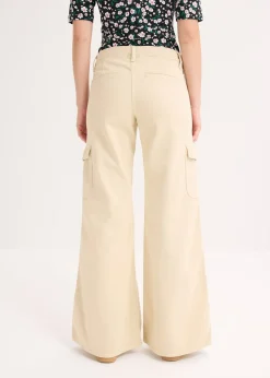 Pantalon cargo 100% coton