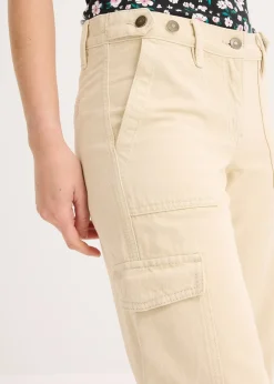 Pantalon cargo 100% coton