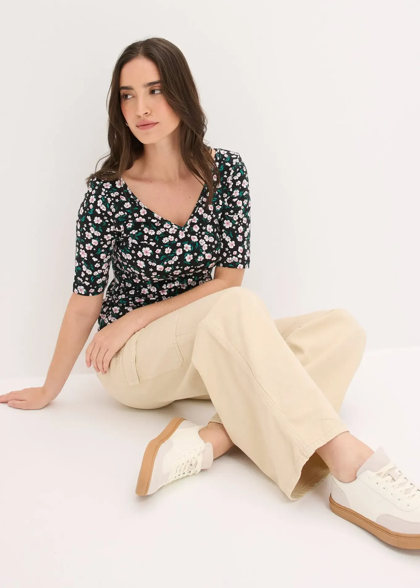 Pantalon cargo 100% coton