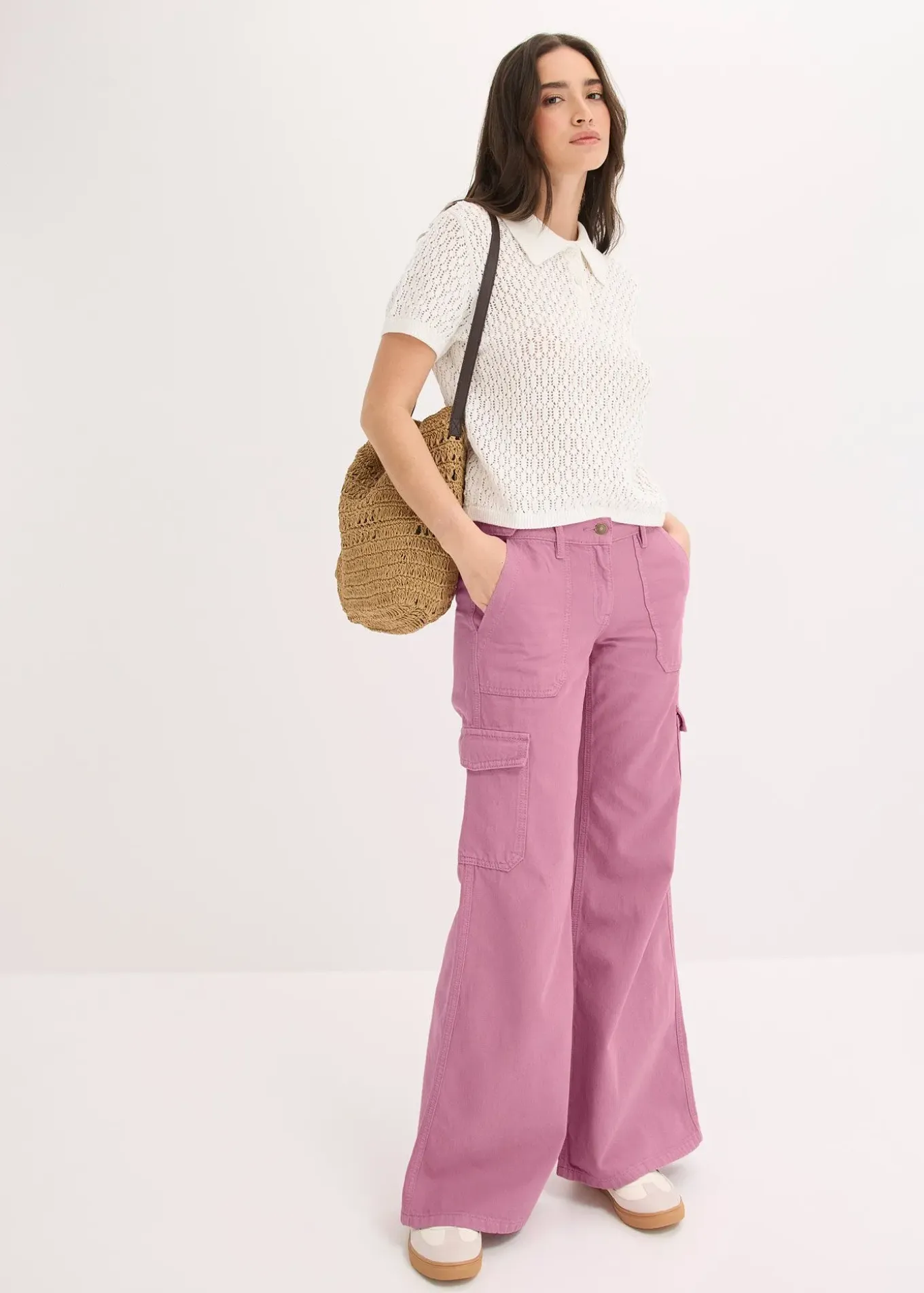 Pantalon cargo 100% coton