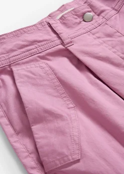 Pantalon cargo en coton extensible