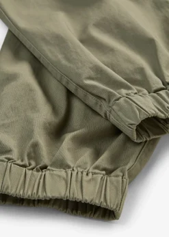 Pantalon cargo en coton extensible