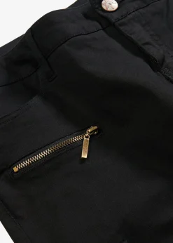 Pantalon cargo en coton extensible