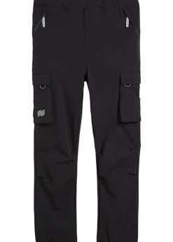 Pantalon cargo en softshell extensible et déperlant, taille réglable