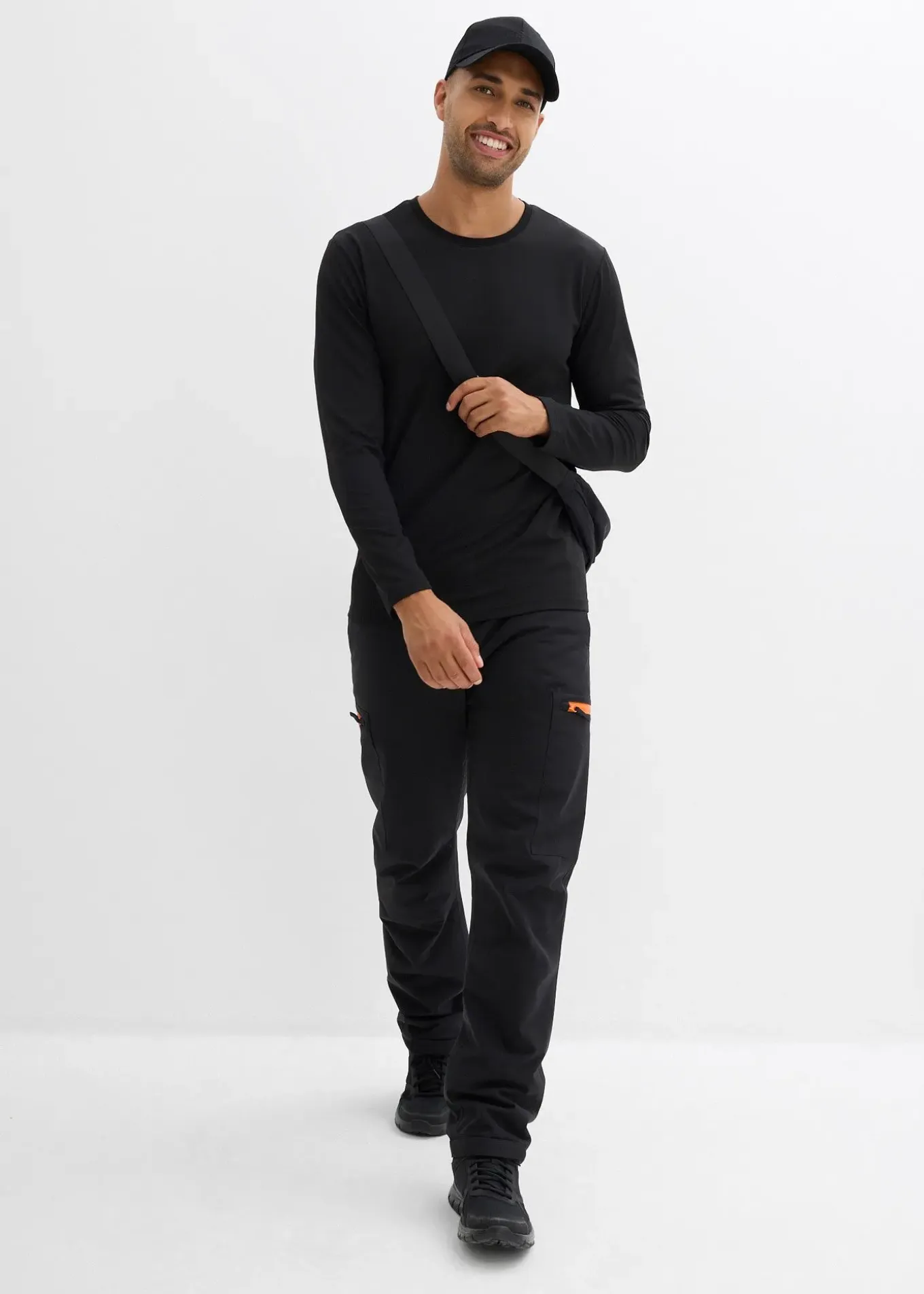 Pantalon cargo imperméable et chaud, coupe ample