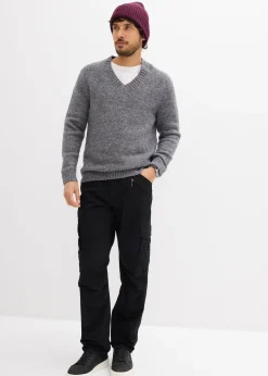 Pantalon cargo loose et droit