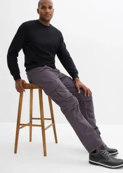 Pantalon cargo loose et droit