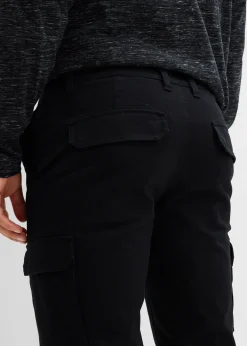 Pantalon cargo thermique regular, extensible, droit