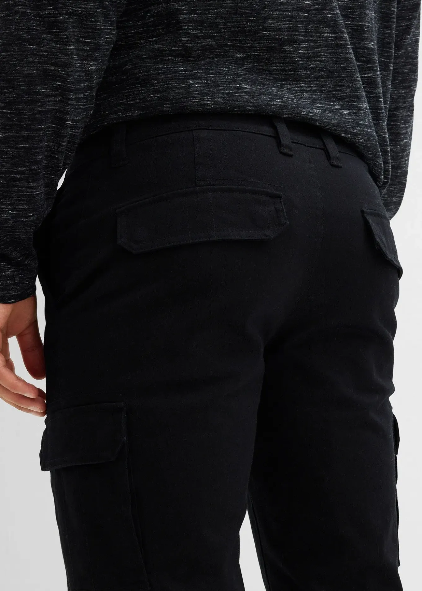 Pantalon cargo thermique regular, extensible, droit