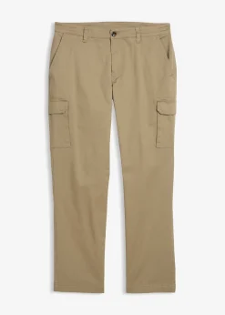 Pantalon cargo thermique regular, extensible, droit