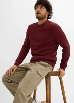 Pantalon cargo thermique regular, extensible, droit