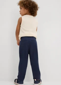 Pantalon chino droit à taille ajustable, slim