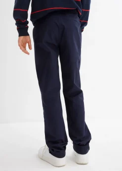 Pantalon chino droit à taille ajustable, slim