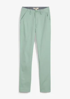 Pantalon chino droit à taille ajustable, slim