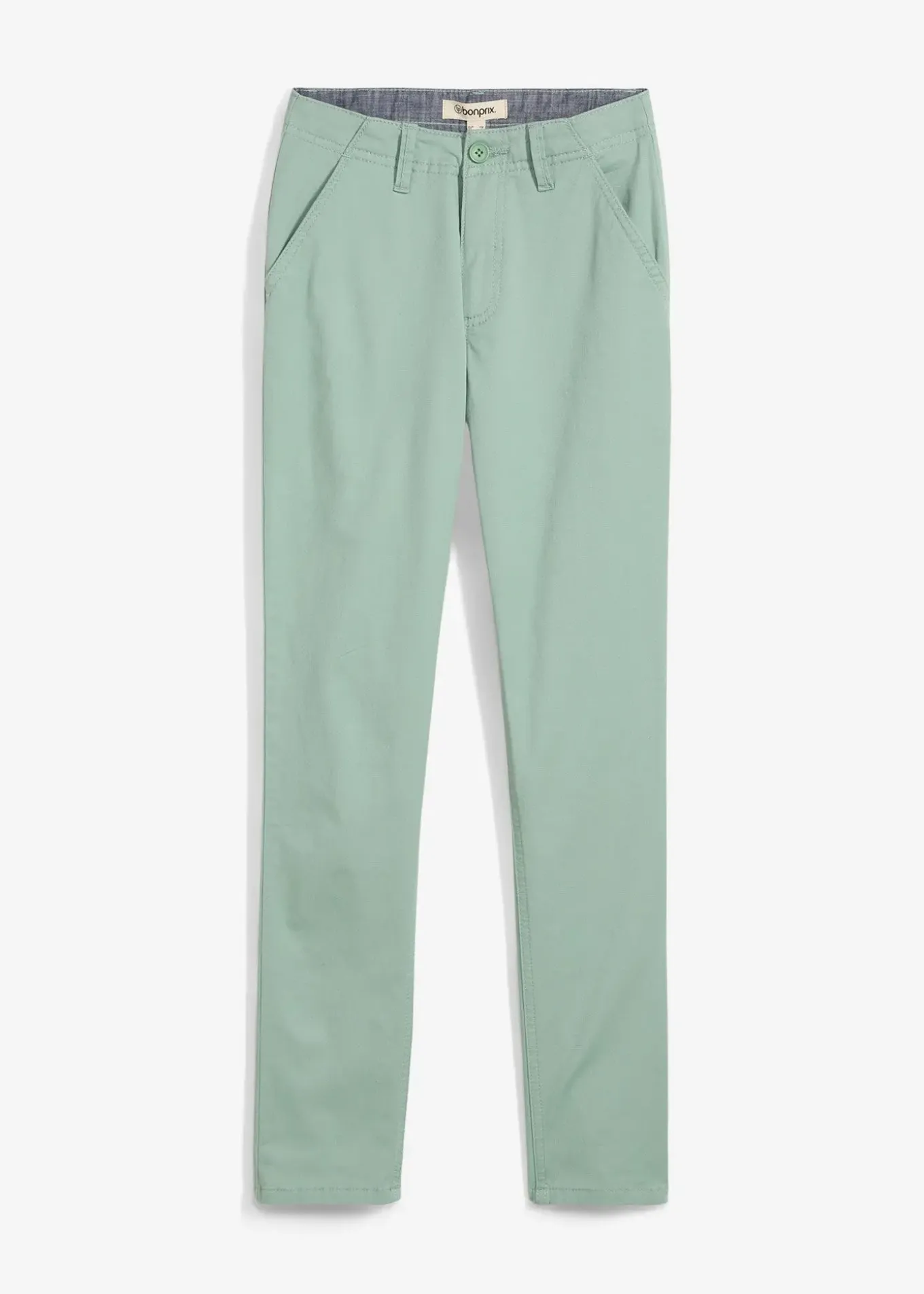 Pantalon chino droit à taille ajustable, slim