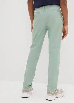 Pantalon chino droit à taille ajustable, slim