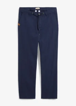 Pantalon chino droit et ample, 100% coton