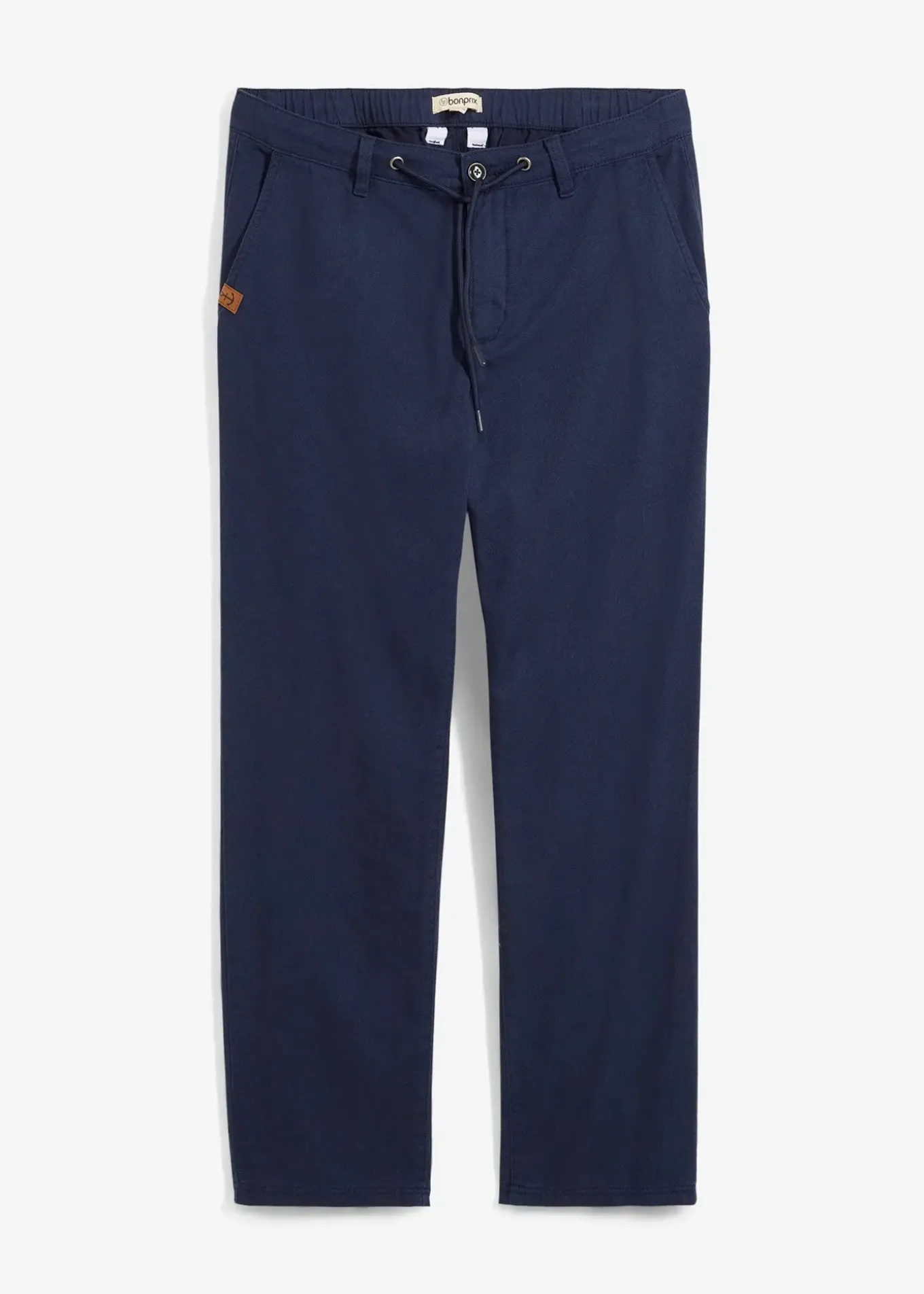 Pantalon chino droit et ample, 100% coton