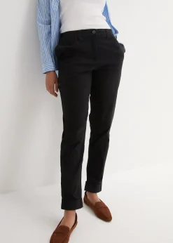 Pantalon chino en coton, longueur cheville