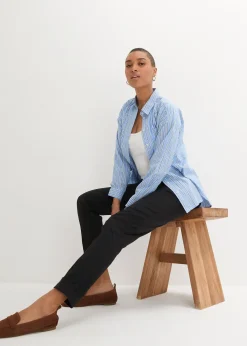 Pantalon chino en coton, longueur cheville