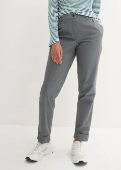 Pantalon chino en coton, longueur cheville