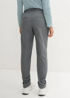 Pantalon chino en coton, longueur cheville