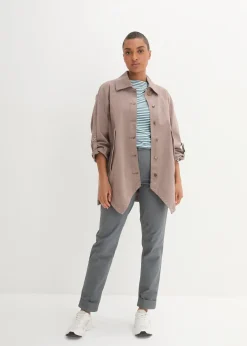 Pantalon chino en coton, longueur cheville