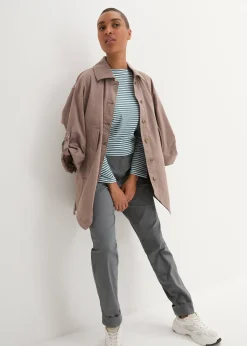 Pantalon chino en coton, longueur cheville