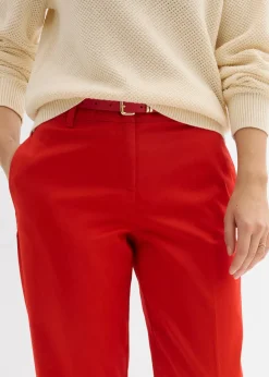 Pantalon chino en coton majoritaire